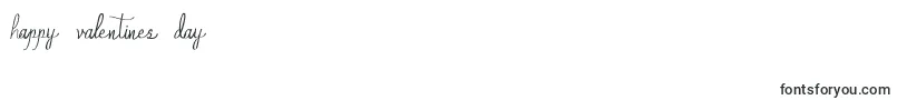 フォントQalinHandwritting – バレンタインデーのフォント